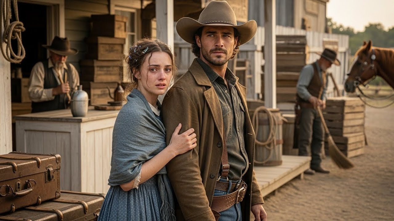 She Was Abandoned At A Trading Post, A Cowboy Rode Back For Her When No One Else Would