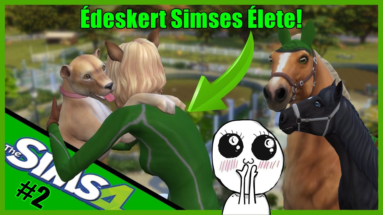 [TS4]-Édeskert Simses Élete #2 | Csikó Program Indul!🐴