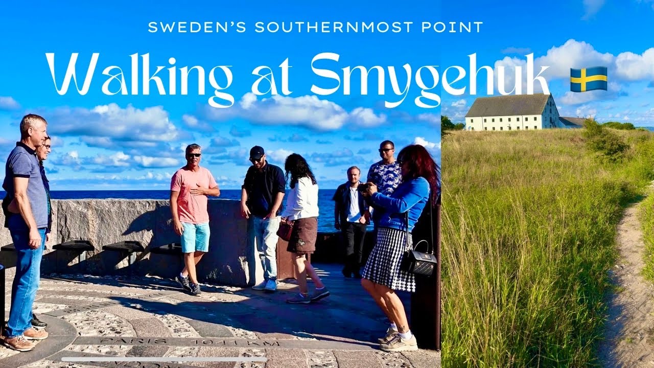 Peaceful 4K Walk in Smygehuk 🇸🇪 | Southernmost Point of Sweden, Skåne Coast