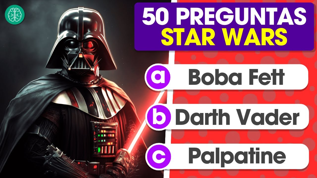 &iquest;ERES un VERDADERO FAN de STAR WARS? 🌌✨ | 50 Preguntas y Respuestas | Quiz de Cine ✅
