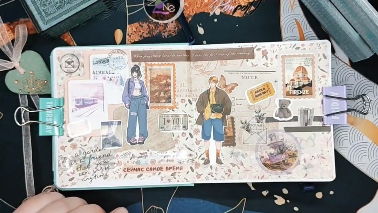 ASMR-scrapbooking: travel