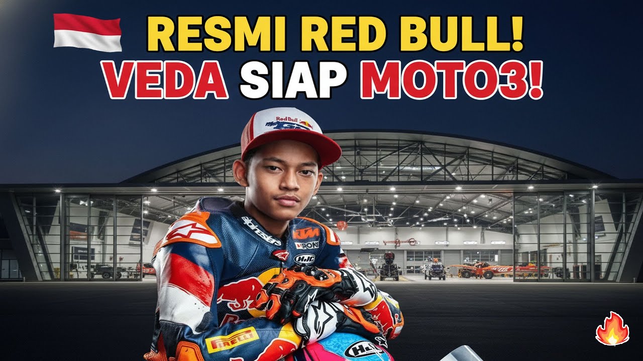 Bukan Cuma Ikut Moto3 — Veda Ega Pratama Disiapkan Red Bull untuk MotoGP!