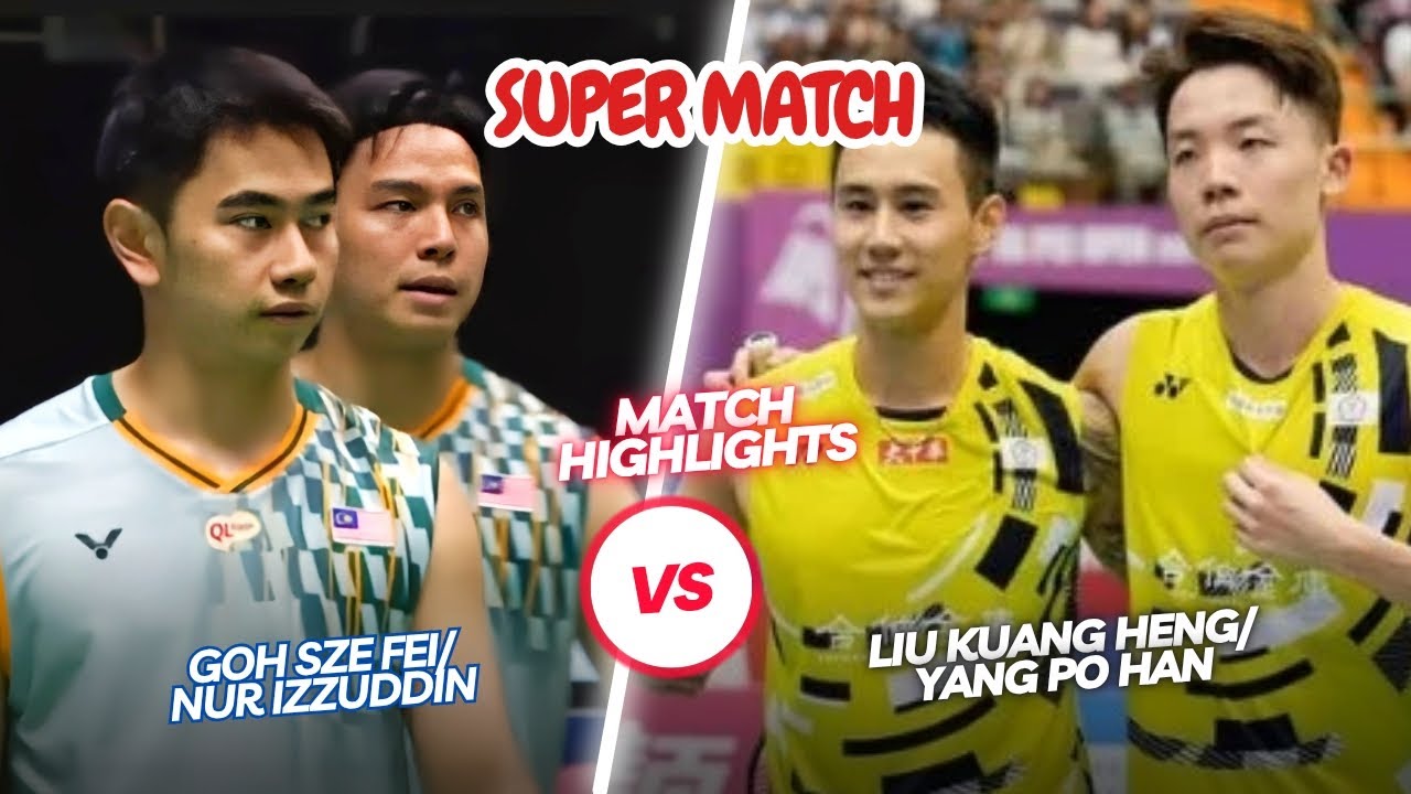 Incredible‼️‼️Goh/Izzuddin (MAS) vs Liu K.H/Yang P.H (TPE)‼️‼️BWF Men's Doubles Badminton 2025