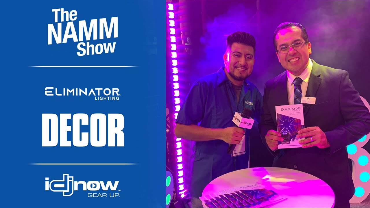 FIRST LOOK - Eliminator B-Line series lighting and Decor Cocktail Table | NAMM 2020 with IDJNOW