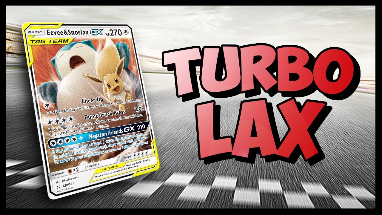 TURBO LAX - The Fastest Eevee Snorlax Deck Ever