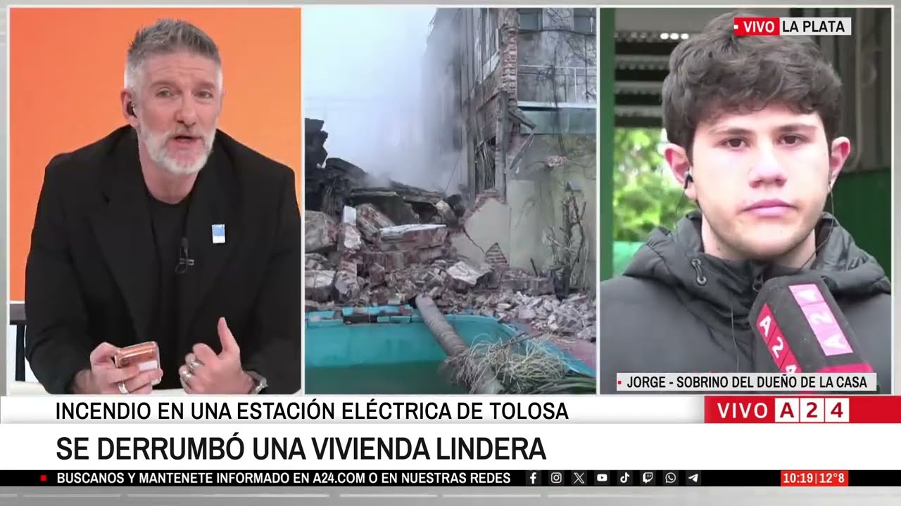 🔴EXPLOSI&Oacute;N E INCENDIO EN TOLOSA: COMUNICADO DE LA EMPRESA EL&Eacute;CTRICA EDELAP