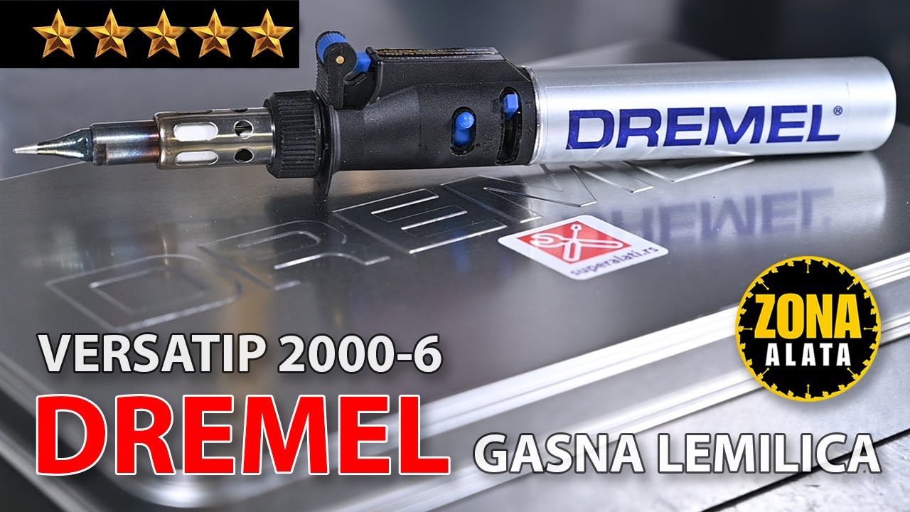 Dremel Versatip 2000 gasna lemilica 3 u 1 - Kako se koristi - TEST 4K