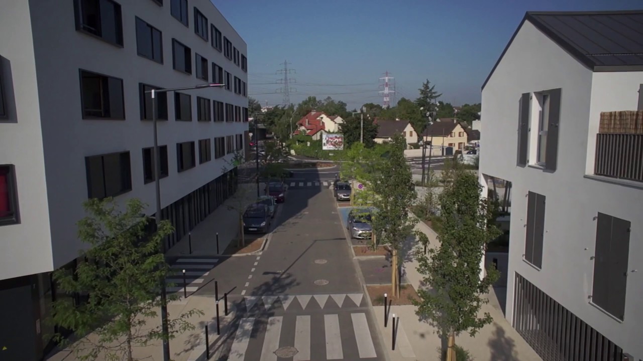 Chantier de Palaiseau filmé par un drone