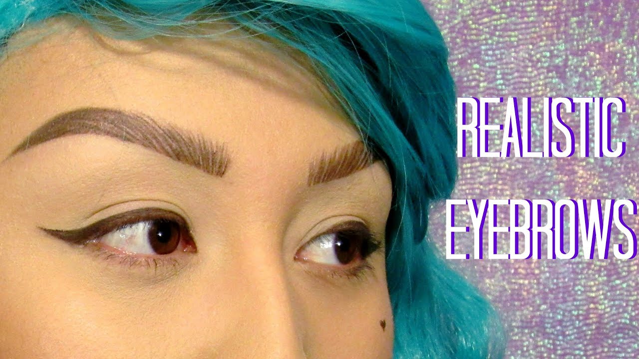REALISTIC EYEBROW TUTORIAL|| and why I shaved them off