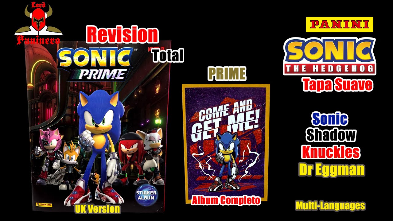 Panini Sonic Prime Completed Album