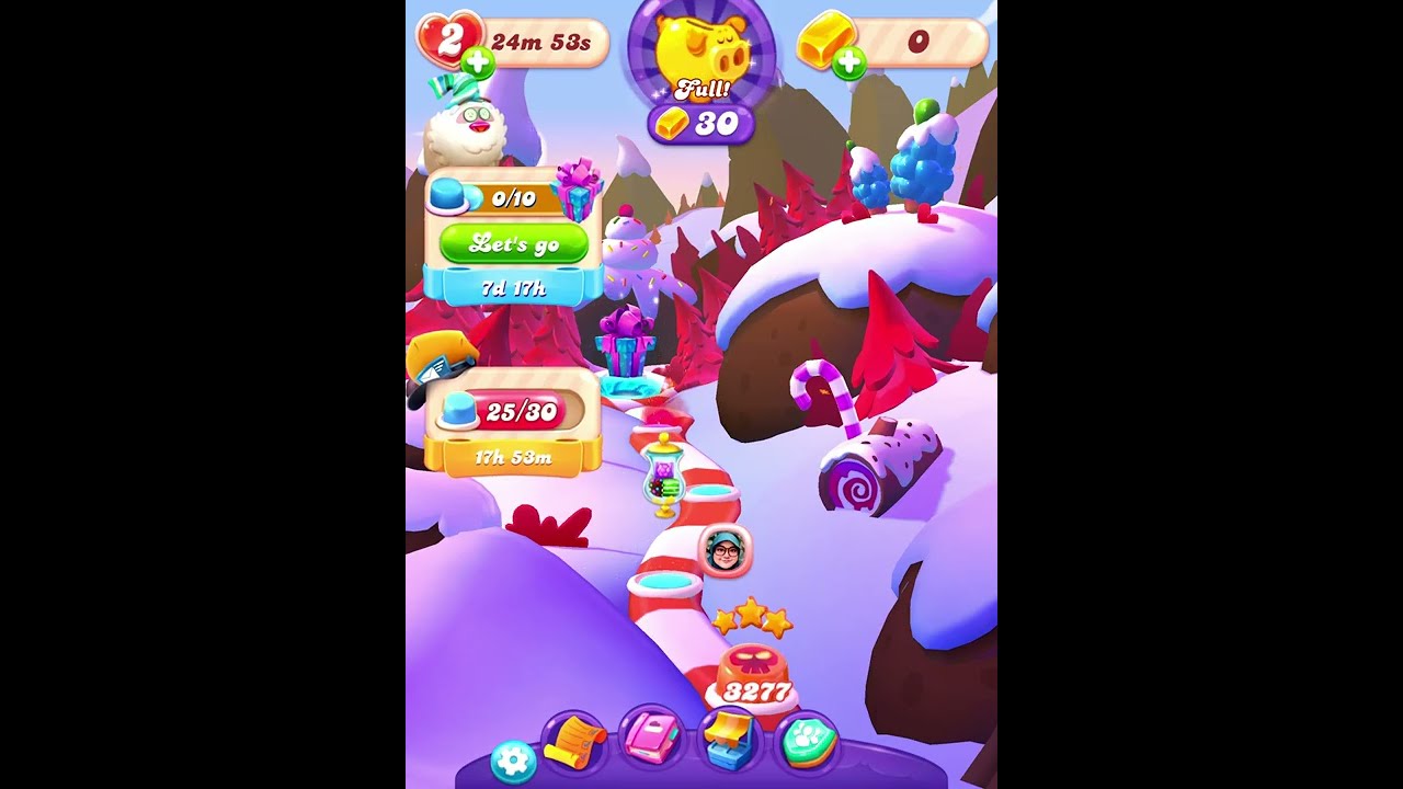 Candy Crush Friends Saga 4K (Level 3276 - 3280)