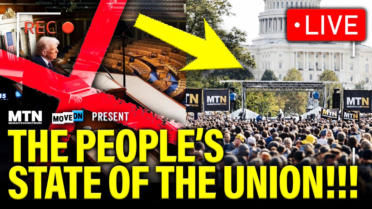 LIVE: PEOPLE’S STATE OF THE UNION as Dems BOYCOTT TRUMP
