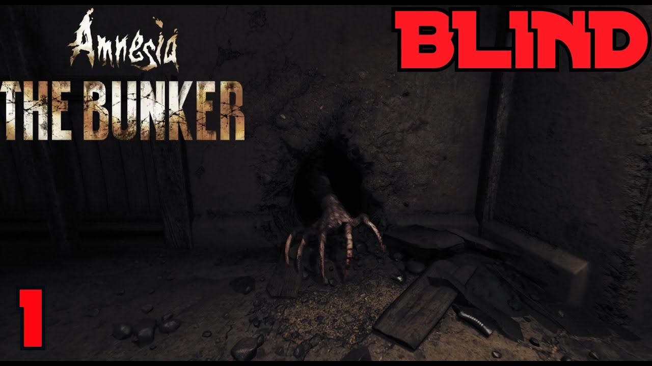 Amnesia: The Bunker - Blind Playthrough (Hard) Part 1 - My first horror game