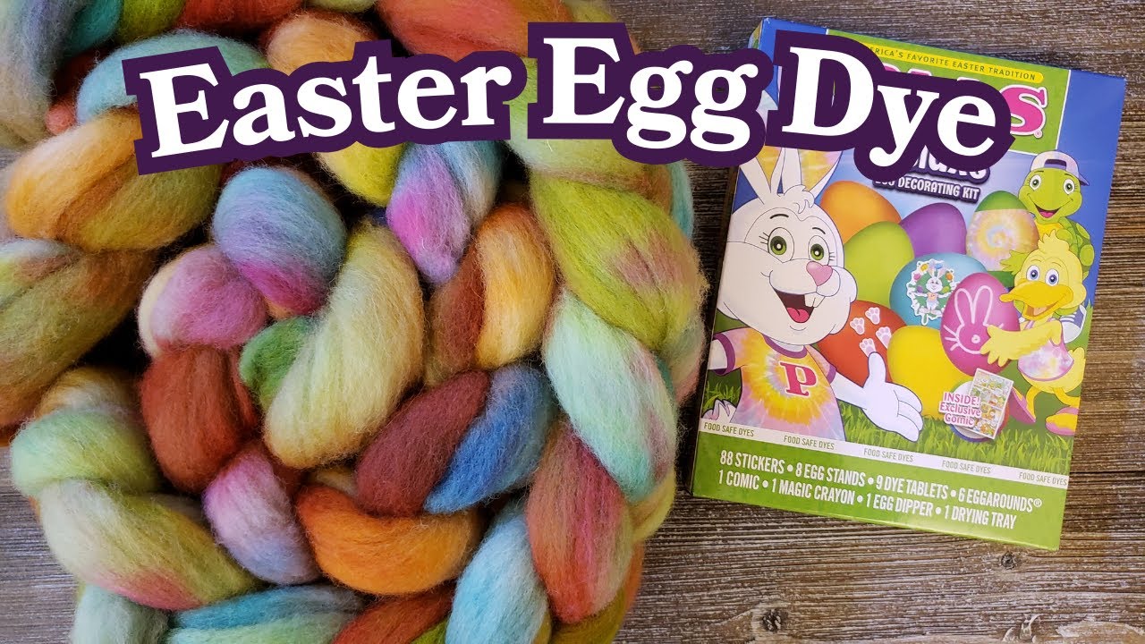 I Dyed a Pound of Wool with 3 Easter Egg Dye Kits!