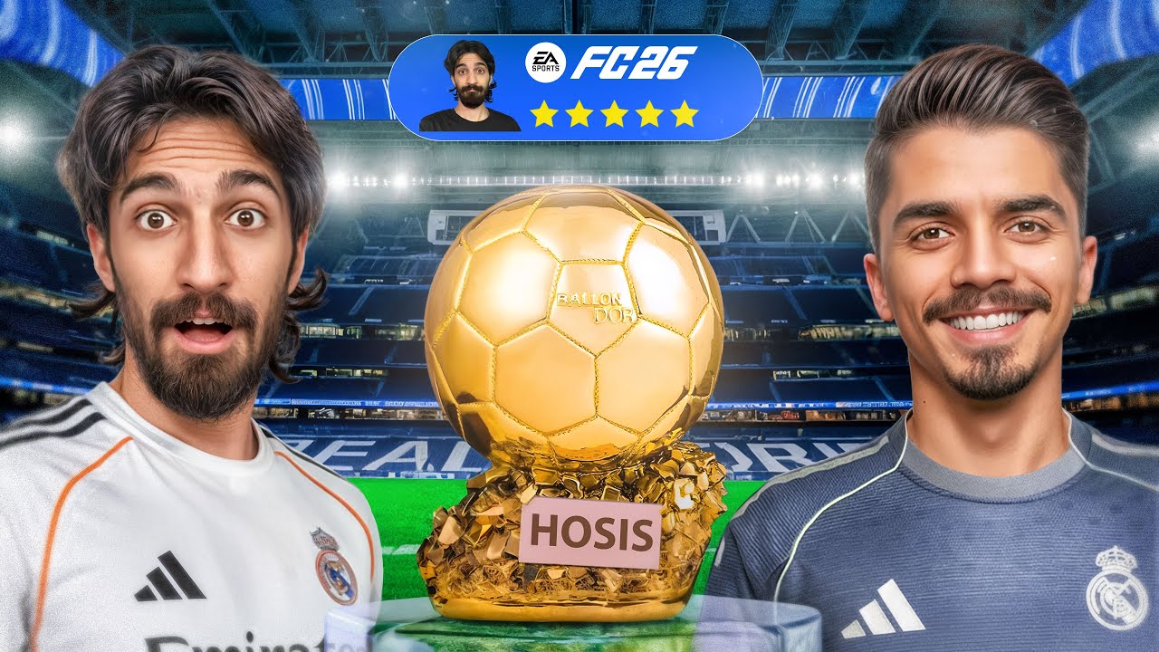 کدوم یوتیوبر توپ طلا بیشتری برنده میشه؟ ⚽ قسمت چهارم Hosis 😍