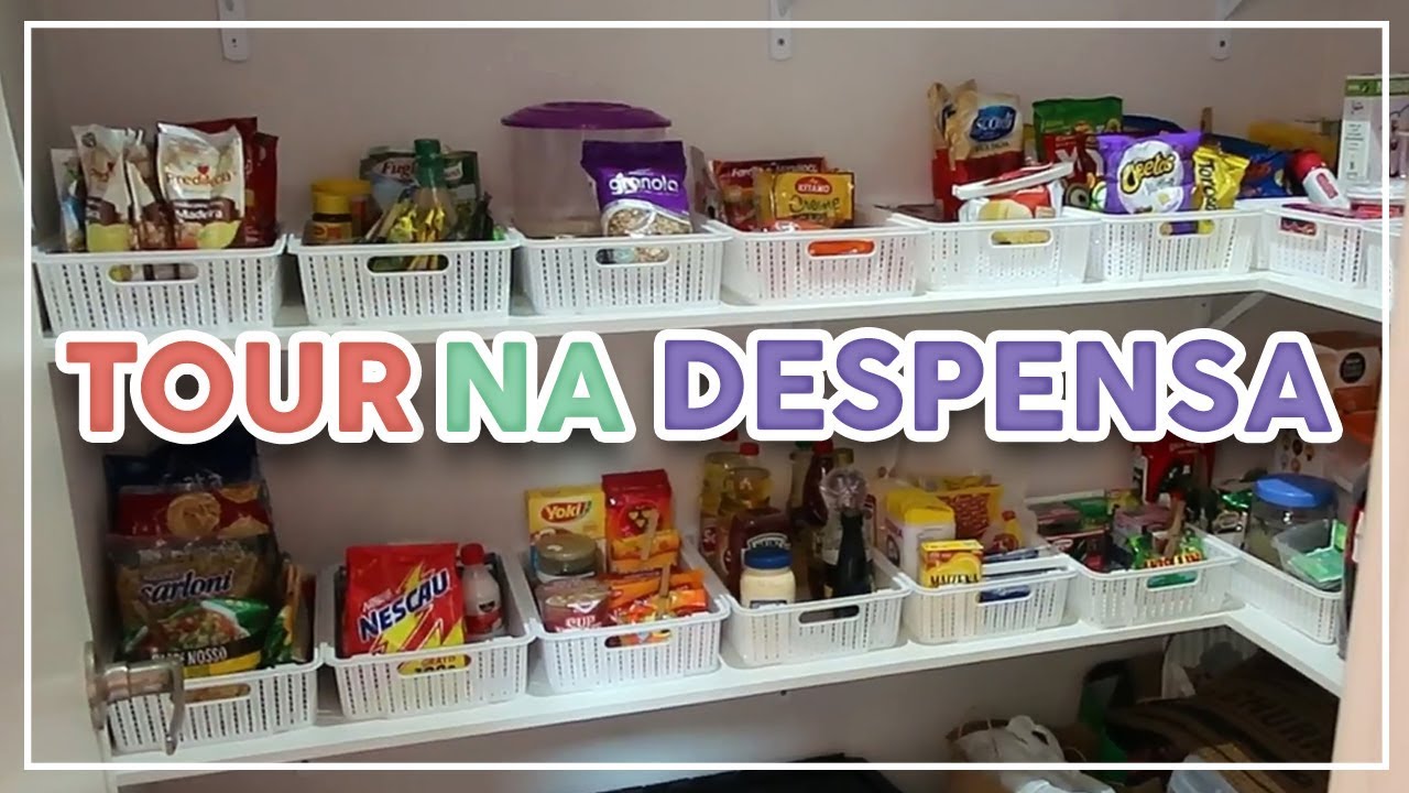 TOUR PELA DESPENSA DE ALIMENTOS - Thamyê Baseggio