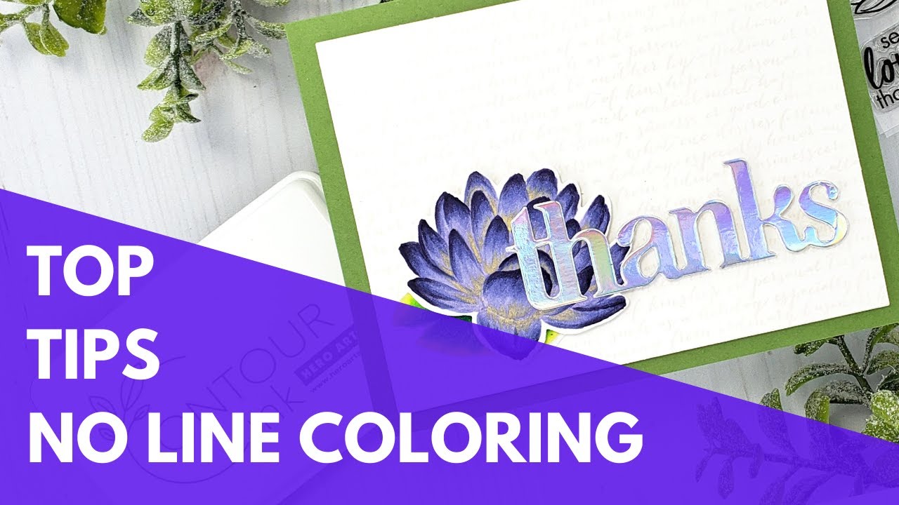 TOP TIPS For No Line Coloring