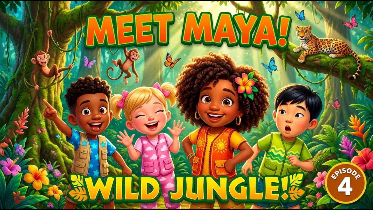 Ayo & Friends: WILD JUNGLE Adventure! 🌴 Meet MAYA & Learn Nature's Secrets! | Episode 4