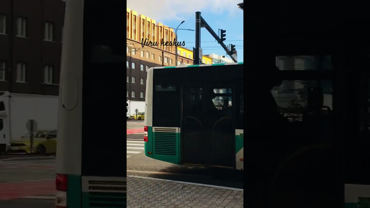 Estonia #newvideo #publictransport 🇪🇪#bus # 🚌to viru keskus ✨