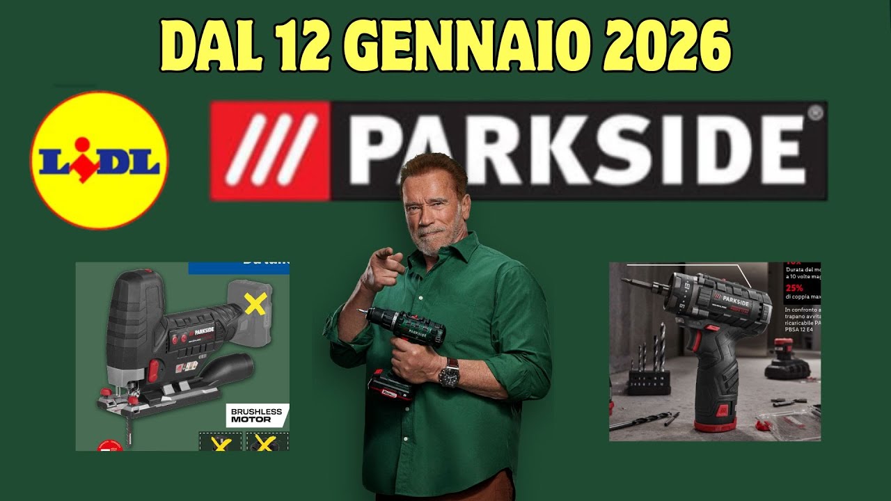 Volantino LIDL PARKSIDE dal 12 GENNAIO 2026