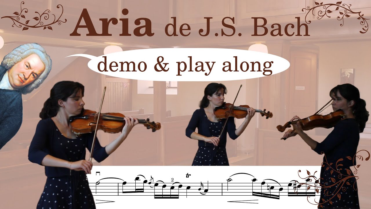 Aria de J.S. Bach (pour 4 violons)