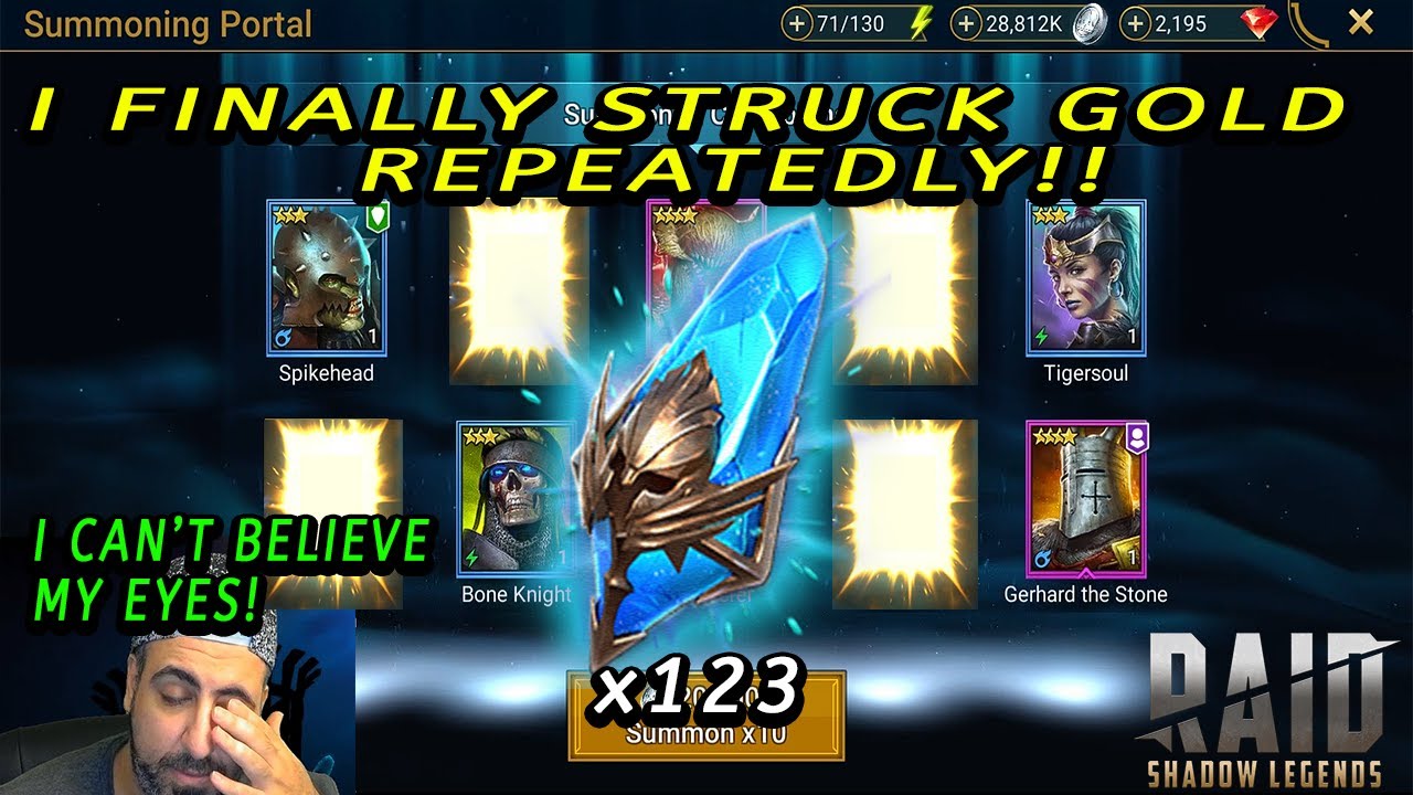 FINALLY GOT LUCKY ON MY OWN ACCOUNT!! | 2X Ancient Shard Summons | Raid Shadow Legends