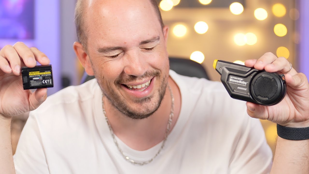 Test batterie 2.0 & souffleur ETONNANT ! NITECORE NP-FZ100 USB-C & BLOWERBABY
