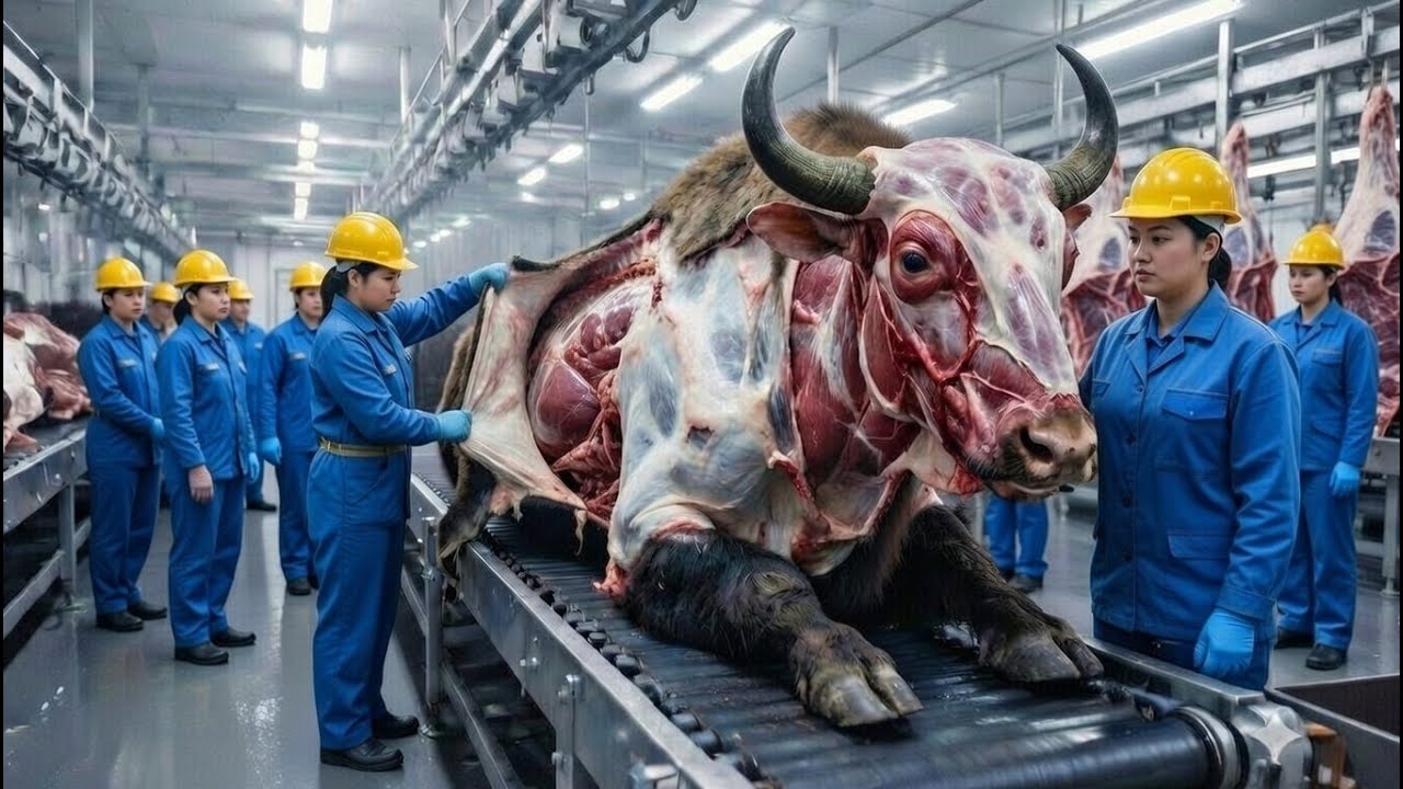Внутри современной фабрики по производству кожи бизона: от необработанной шкуры до высококачестве...