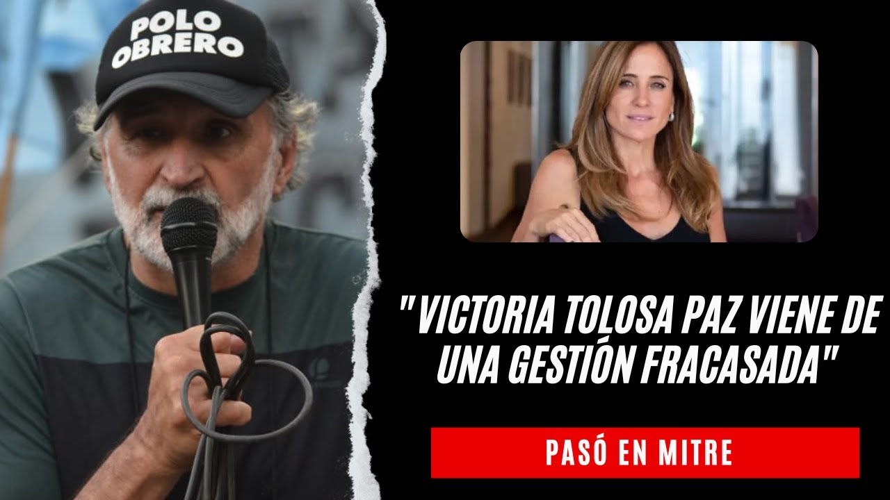 Eduardo Belliboni cruz&oacute; fuerte a Victoria Tolosa Paz: 