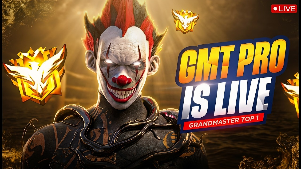 New Grandmaster Top 1 Push V Badge Lobby ❤ FF LIVE ✌ Free Fire LIVE! #ff #freefire #tondegamer