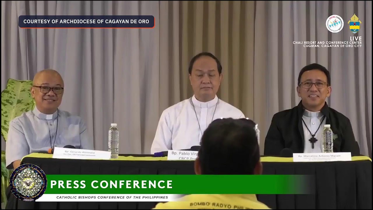 CBCP holds press conference after 128th plenary assembly in Cagayan de Oro