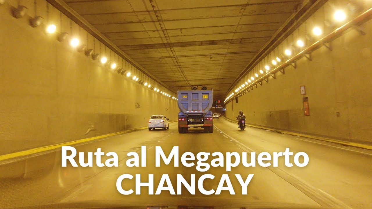 4K Ruta al Megapuerto de Chancay desde Lima por Gambetta  - Estado actual Marzo 2024