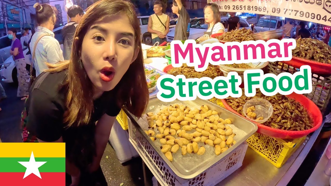 🇲🇲 EP.6 สตรีทฟู้ดพม่า พาเดินห้างใหญ่สุดใน Yangon แหล่งรวมวัยรุ่นพม่า | Myanmar Street Food 2023