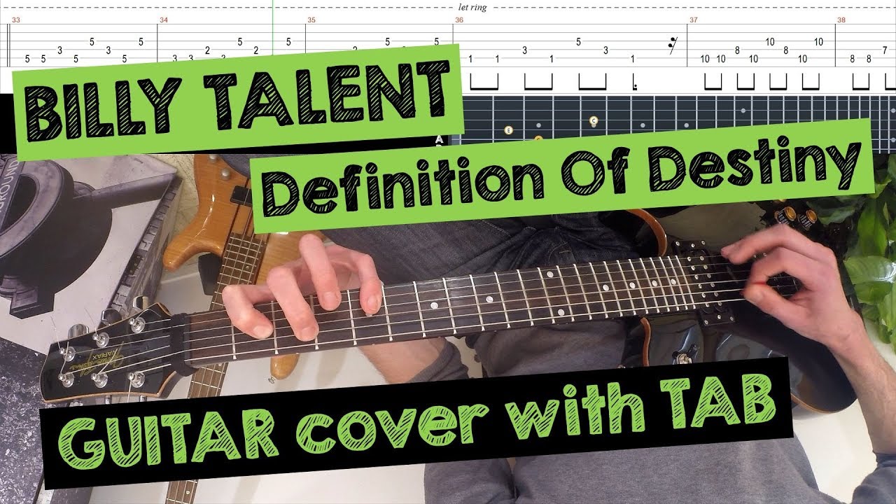 🎸 BILLY TALENT - Definition Of Destiny (FPV/POV GUITAR COVER with TAB)