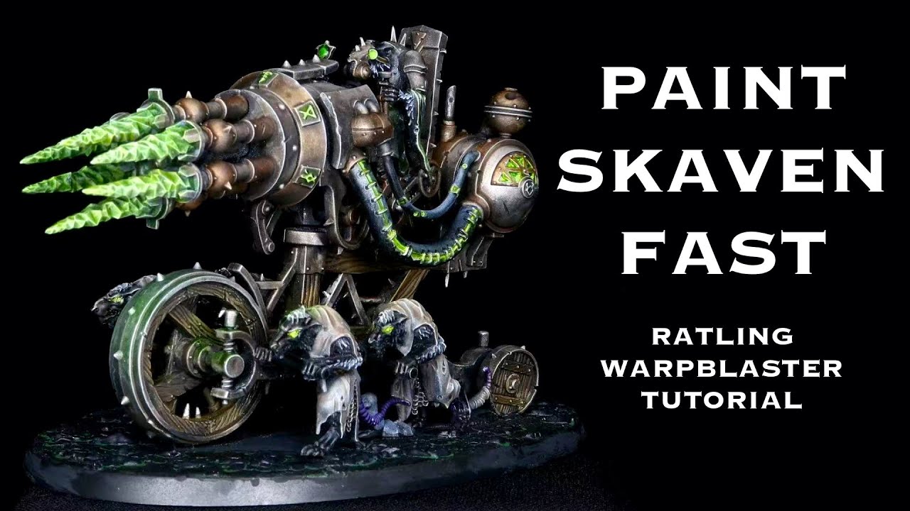 Painting Your Skaven Ratling Warpblaster – Easy Techniques for Warhammer Age of Sigmar