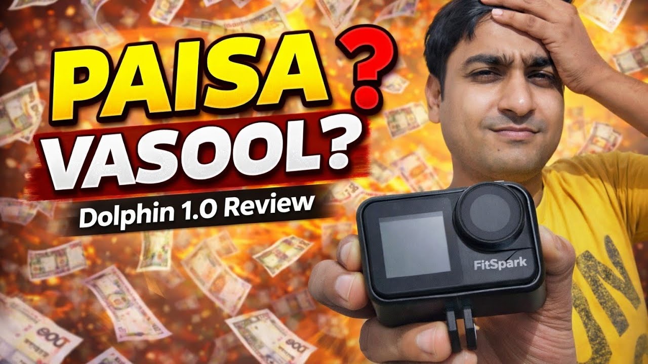 Fitspark Dolphin 1.0 4K Action Camera Review | Kaam Karega Ya Paisa Doob Gaya?