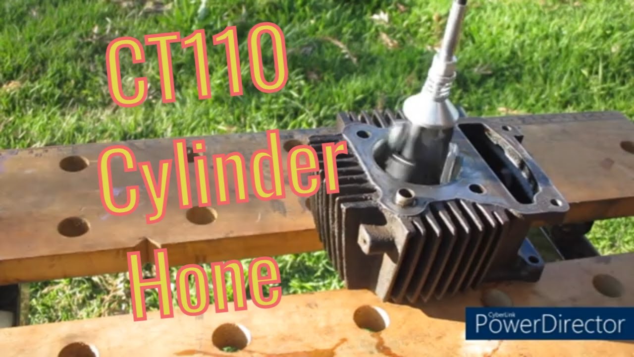 Honing A Honda CT 110 Cylinder - Using Basic Tools