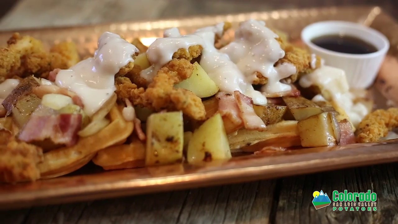 Colorado Potato Chicken & Waffle Hash