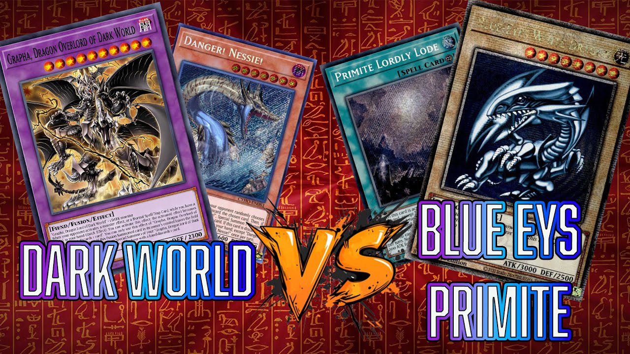 Yu-Gi-Oh! Dark World VS Blue Eyes Primite POV Live Locals