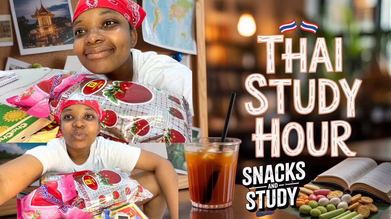 Best Thai Snacks 🍘🇹🇭 | Studying Thai Language 📖