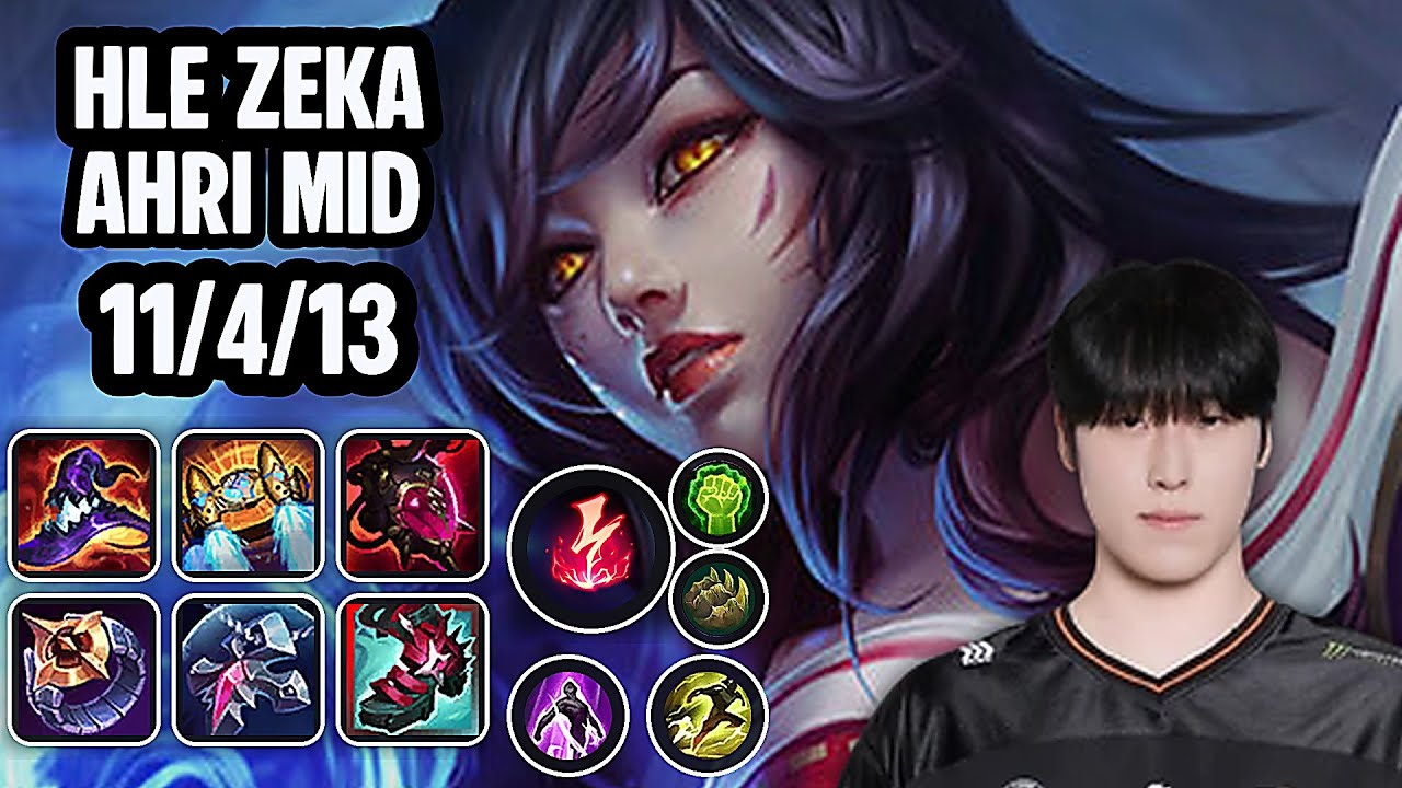HLE Zeka Ahri Mid SoloQ Replay 20260310