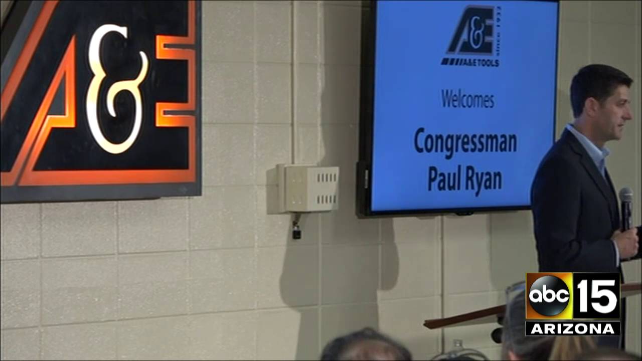 Fire. The. Camera. Man. House Speaker Paul Ryan town hall - RACINE, WI