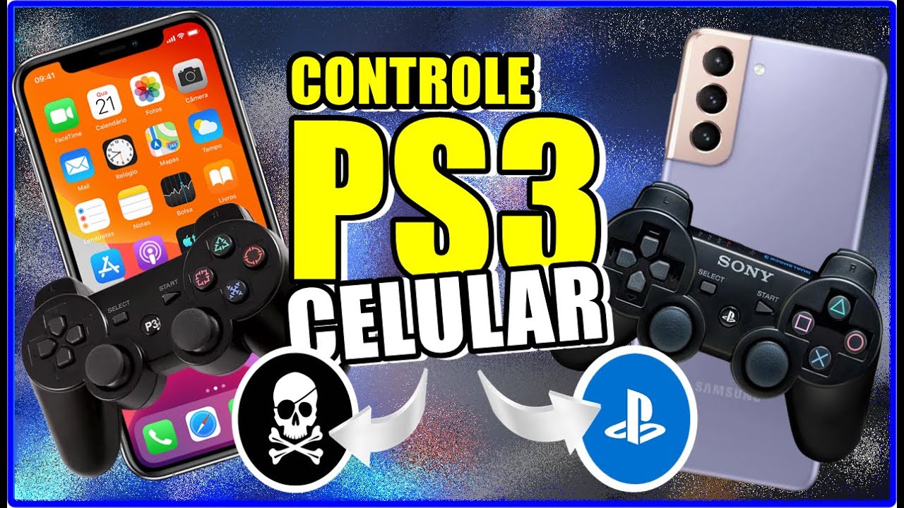 DUALSHOCK 3 NO CELULAR? TESTE: CONTROLE PIRATA, RÉPLICA E ORIGINAL DE PS3 | JOGAR BLUETOOTH E USB