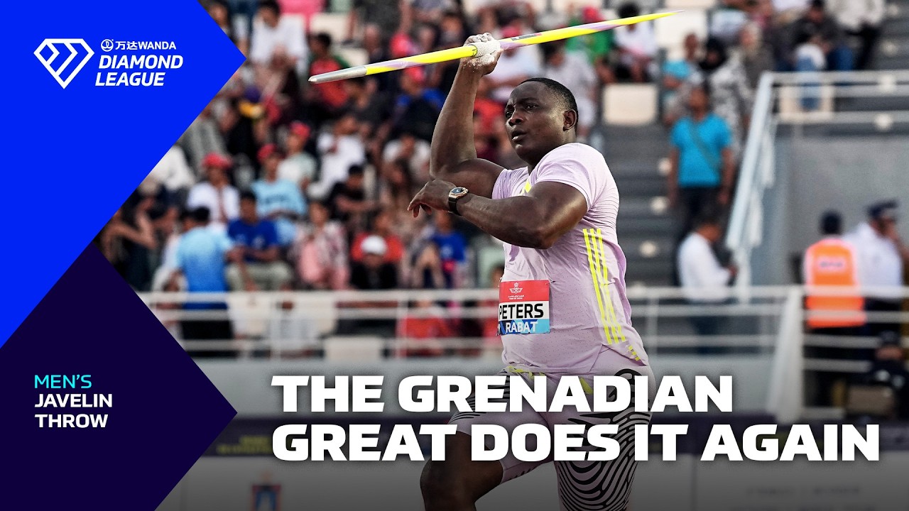 Anderson Peters takes 11cm victory in Men's Javelin Throw - Rabat Diamond League 2026