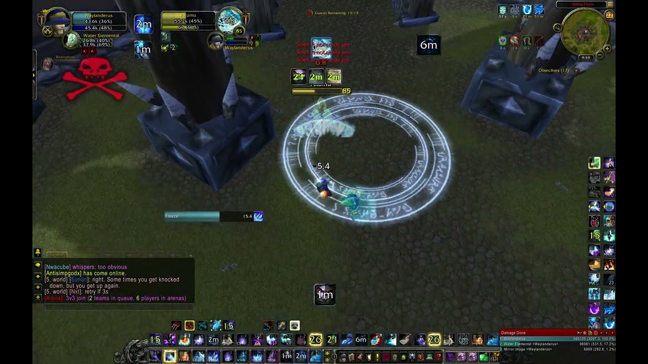 cataclysm frost mage duels vs subtlety rogue