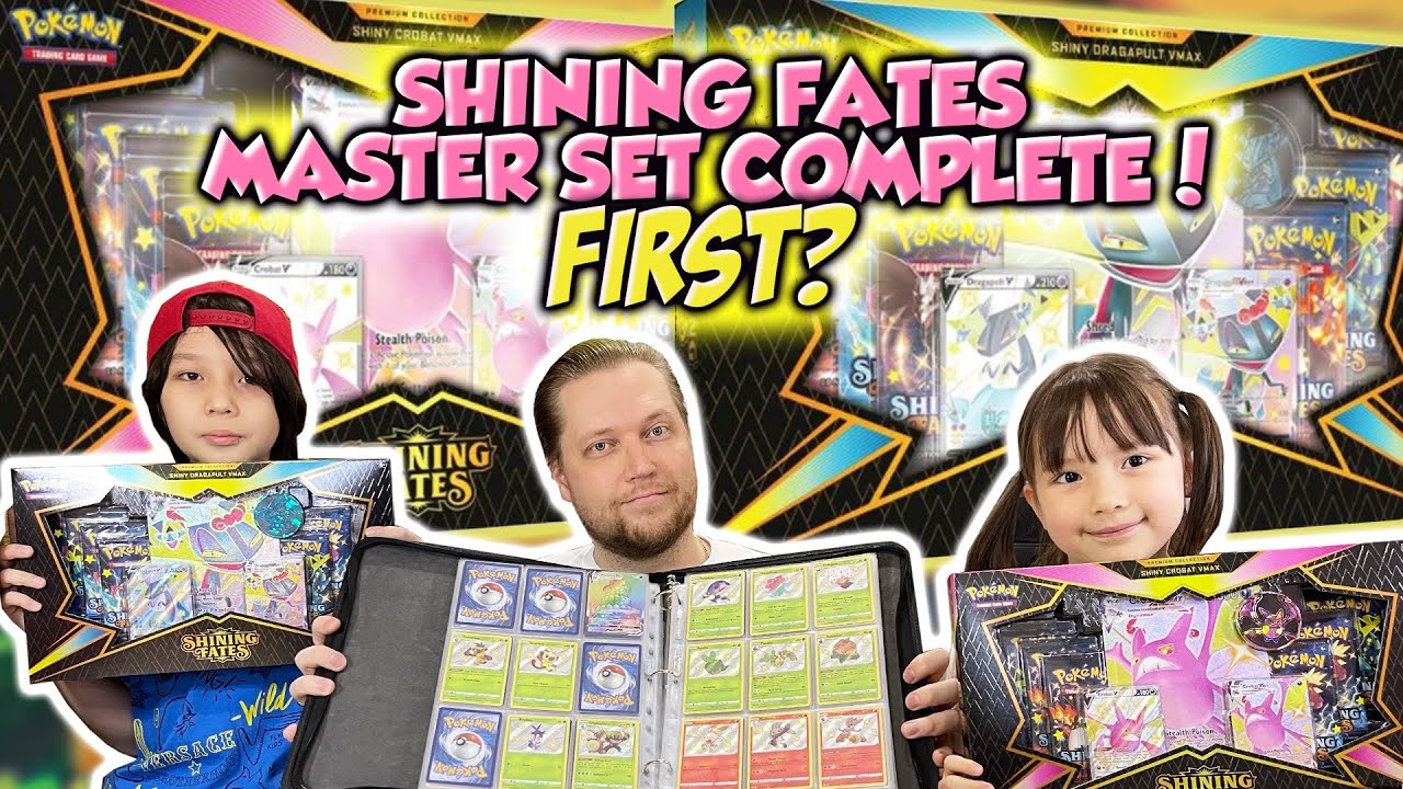 Shining Fates Master Set complete! | First on YouTube | Shining Fates Premium Collection Opening