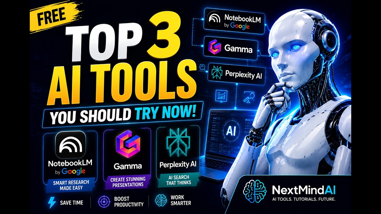 3 FREE AI Tools That Will Save You Hours Every Day (2026)