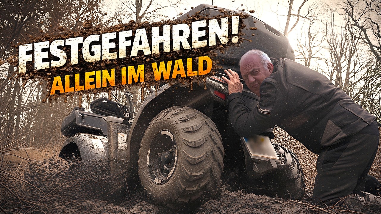 ATV Offroad Tour: Allein im Wald festgefahren!