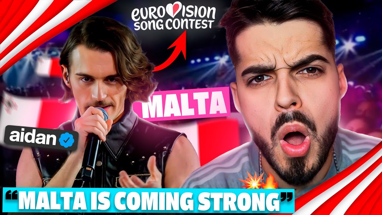 SPANISH GUY REACTS AIDAN - Bella | Malta 🇲🇹 | National Final Performance | #Eurovision2026