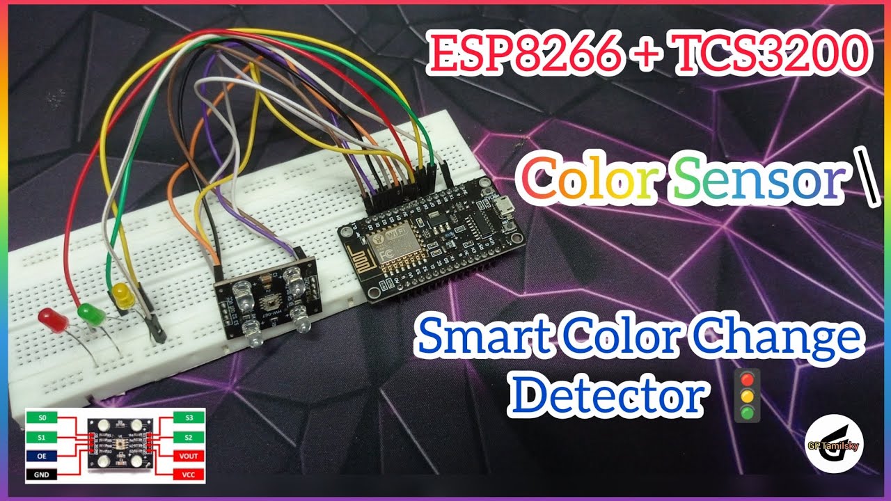 🤯 Color Detection Project using ESP8266 & TCS3200 | IoT Magic!